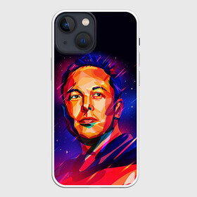 Чехол для iPhone 13 mini с принтом Яркий Илон Маск в Новосибирске,  |  | elon | falcon | mars | musk | reeve | spascex | tesla | инженер | космос | ракета