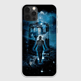 Чехол для iPhone 12 Pro с принтом Doctor Who в Новосибирске, силикон | область печати: задняя сторона чехла, без боковых панелей | doctor | series | space | tardis | time | travel | who | времени | время | доктор | космос | кто | пространство | путешествия | сериал | сериалы | тардис