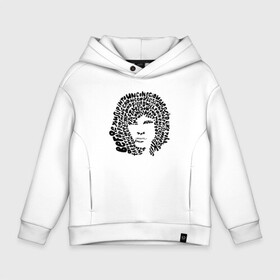 Детское худи Oversize хлопок с принтом Jim Morrison в Новосибирске, френч-терри — 70% хлопок, 30% полиэстер. Мягкий теплый начес внутри —100% хлопок | боковые карманы, эластичные манжеты и нижняя кромка, капюшон на магнитной кнопке | jim morrison | the cristal ship | the doors | джим моррисон | доорз