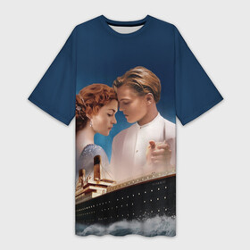 Платье-футболка 3D с принтом Титаник в Новосибирске,  |  | Тематика изображения на принте: 