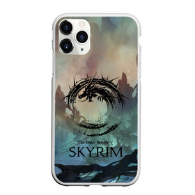 Чехол для iPhone 11 Pro Max матовый с принтом The Elder Scrolls SKYRIM в Новосибирске, Силикон |  | art game | art skyrim | forest | game | skyrim | the elder scrolls v skyrim | горы | довакин | древние свитки | игра | лес | небо | скайрим