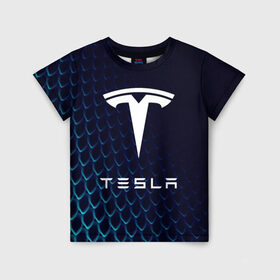 Детская футболка 3D с принтом Tesla Motors в Новосибирске, 100% гипоаллергенный полиэфир | прямой крой, круглый вырез горловины, длина до линии бедер, чуть спущенное плечо, ткань немного тянется | auto | car | cars | coil | electro | elon | future | logo | moto | motors | musk | pixel | tesla | авто | автомобили | автомобиль | будущее | илон | лого | логотип | маск | мото | моторс | символ | тесла | электричество | электро