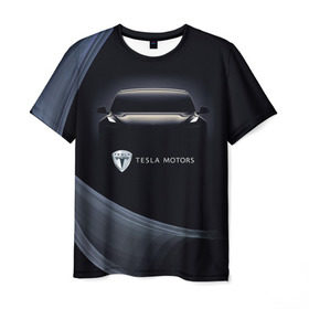 Мужская футболка 3D с принтом Tesla Model 3 в Новосибирске, 100% полиэфир | прямой крой, круглый вырез горловины, длина до линии бедер | Тематика изображения на принте: auto | car | cars | coil | electro | elon | future | logo | moto | motors | musk | pixel | tesla | авто | автомобили | автомобиль | будущее | илон | лого | логотип | маск | мото | моторс | символ | тесла | электричество | электро