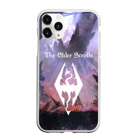 Чехол для iPhone 11 Pro Max матовый с принтом THE ELDER SCROLLS в Новосибирске, Силикон |  | art game | art skyrim | forest | game | skyrim | the elder scrolls v skyrim | горы | довакин | древние свитки | игра | лес | небо | скайрим