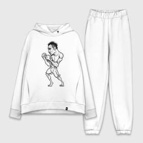 Женский костюм хлопок Oversize с принтом Tony Ferguson art в Новосибирске,  |  | ferguson | mma | tony | ufc | арманн | бокс | борьба | джиу джитсу | кукуй | тони | фергюсон | эль | энтони