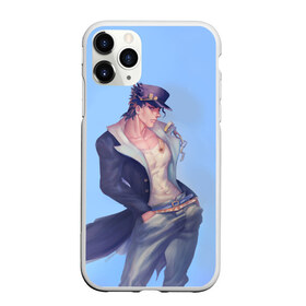 Чехол для iPhone 11 Pro Max матовый с принтом Joutarou Kuujou в Новосибирске, Силикон |  | bizarre adventure | jojo | jojo no kimyou na bouken | jojos bizarre adventure | джоджо | невероятное приключение джоджо