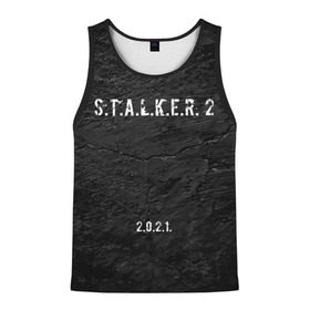 Мужская майка 3D с принтом STALKER 2 в Новосибирске, 100% полиэстер | круглая горловина, приталенный силуэт, длина до линии бедра. Пройма и горловина окантованы тонкой бейкой | Тематика изображения на принте: 2021 | 2033 | fallout | game | games | metro | monsters | nuclear | radiation | stalker | two | zone | аномалии | аномалия | два | зона | игра | игры | метро | монстры | радиация | россия | сталкер | украина | фоллаут | чернобыль