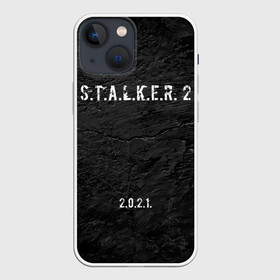 Чехол для iPhone 13 mini с принтом STALKER 2 в Новосибирске,  |  | 2021 | 2033 | fallout | game | games | metro | monsters | nuclear | radiation | stalker | two | zone | аномалии | аномалия | два | зона | игра | игры | метро | монстры | радиация | россия | сталкер | украина | фоллаут | чернобыль