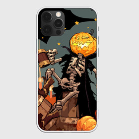 Чехол для iPhone 12 Pro с принтом Halloween в Новосибирске, силикон | область печати: задняя сторона чехла, без боковых панелей | аниме | ведьма | девушка | зомби | ирландия | кладбище | колдун | кости | кошки | летучие | луна | мертвец | мёртвые | монстры | мыши | ночь | оборотни | пауки | паутина | подарок | праздник | свет | свечи