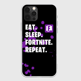 Чехол для iPhone 12 Pro Max с принтом Eat Sleep Fortnite Repeat в Новосибирске, Силикон |  | Тематика изображения на принте: battle | boss | epic | floss | fortnite | game | games | lama | pubg | pvp | royale | save | survival | the | world | битва | выживание | дроп | игра | игры | королевская | лама | массакр | мир | пабг | спасти | фортнайт