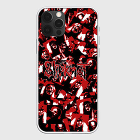 Чехол для iPhone 12 Pro Max с принтом SlipKnot камуфляж в Новосибирске, Силикон |  | белый | гранж | красный | лица | маска | маски | метал | милитари | ню метал | паттрен | слипкнот | слипнот | участники | черный
