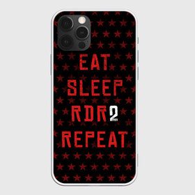 Чехол для iPhone 12 Pro Max с принтом Eat Sleep RDR2 Repeat в Новосибирске, Силикон |  | Тематика изображения на принте: dead | die | eat | flag | game | games | gta | rdr | rdr2 | red | redemption | repeat | rockstar | sleep | sun | western | вестерн | выкуп | гта | дикий | запад | игра | игры | красный | мертвый | рдр | рдр2 | рокстар | солнце