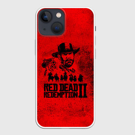 Чехол для iPhone 13 mini с принтом Redemption is Dead в Новосибирске,  |  | Тематика изображения на принте: dead | gamer | john | marston | rdr | red | redemption | rockstar | shooter | western | вестерн | джон | марстон | шутер