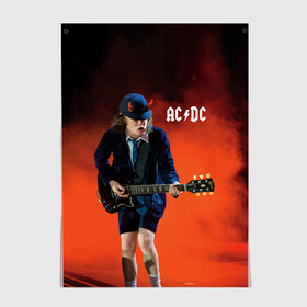 Постер с принтом AC/DC в Новосибирске, 100% бумага
 | бумага, плотность 150 мг. Матовая, но за счет высокого коэффициента гладкости имеет небольшой блеск и дает на свету блики, но в отличии от глянцевой бумаги не покрыта лаком | ac d.c. | ac dc | acdc | angus | back | bad | black | chrome | guitar | hard | hell | highway | mucis | red | rock | smoke | young | ангус | гитара | группа | диси | дым | красный | музыка | рок | тяжелый | эйси | эйсидиси | янг