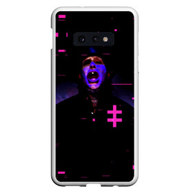 Чехол для Samsung S10E с принтом Marilyn Manson в Новосибирске, Силикон | Область печати: задняя сторона чехла, без боковых панелей | cry | inch | industrial | little | manson | marilyn | music | nails | nin | rock | sister | индастриал | инч | мансон | менсен | менсон | мерилин | мерлин | музыка | мэнсон | мэрилин | мэрлин | найн | нин | нэйлс | рок