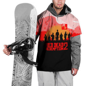 Накидка на куртку 3D с принтом RED DEAD REDEMPTION 2 в Новосибирске, 100% полиэстер |  | game | red dead | red dead redemption 2 | redemption 2 | rockstar games | бандиты | дикий запад | игры | ковбои | оружие