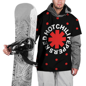 Накидка на куртку 3D с принтом Red Hot Chili Peppers в Новосибирске, 100% полиэстер |  | Тематика изображения на принте: chili | cross | hot | logo | music | peppers | red | red hot chili peppers | rhcp | rock | star | symbol | звезда | звездочка | красная | красный | крест | логотип | музыка | перцы | рок | символ | цветок | цветочек | чили