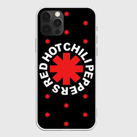 Чехол для iPhone 12 Pro Max с принтом Red Hot Chili Peppers в Новосибирске, Силикон |  | chili | cross | hot | logo | music | peppers | red | red hot chili peppers | rhcp | rock | star | symbol | звезда | звездочка | красная | красный | крест | логотип | музыка | перцы | рок | символ | цветок | цветочек | чили