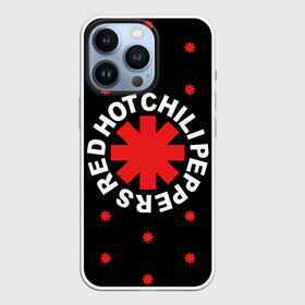 Чехол для iPhone 13 Pro с принтом Red Hot Chili Peppers в Новосибирске,  |  | Тематика изображения на принте: chili | cross | hot | logo | music | peppers | red | red hot chili peppers | rhcp | rock | star | symbol | звезда | звездочка | красная | красный | крест | логотип | музыка | перцы | рок | символ | цветок | цветочек | чили