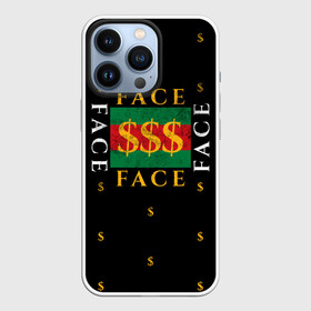 Чехол для iPhone 13 Pro с принтом FACE GG Style в Новосибирске,  |  | dark | eshkere | face | gucci | gussi | hate | hip | love | rap | raper | rapper | russian | tattoo | антибренд | гуси | гусси | гучи | гуччи | дремин | иван | мрачный | репер | русский | рэп | рэпер | тату | фэйс | хип | хоп | эщкере