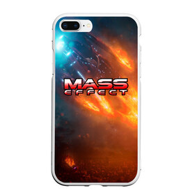 Чехол для iPhone 7Plus/8 Plus матовый с принтом MASS EFFECT в Новосибирске, Силикон | Область печати: задняя сторона чехла, без боковых панелей | amdromeda initiative | andromeda | game | gun | hemet | n7 | rifle | ryder | soldier | space | star | weapon