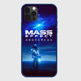 Чехол для iPhone 12 Pro с принтом MASS EFFECT ANDROMEDA в Новосибирске, силикон | область печати: задняя сторона чехла, без боковых панелей | amdromeda initiative | andromeda | game | gun | hemet | n7 | rifle | ryder | soldier | space | star | weapon