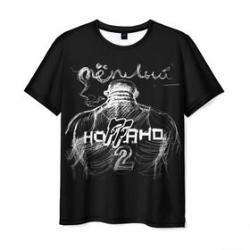 Мужская футболка 3D с принтом Вася - Ноггано в Новосибирске, 100% полиэфир | прямой крой, круглый вырез горловины, длина до линии бедер | 