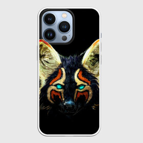 Чехол для iPhone 13 Pro с принтом Рыжий лис в Новосибирске,  |  | животное | лиса | рыжий | фыр | черный