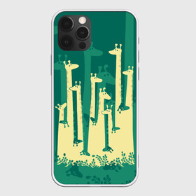 Чехол для iPhone 12 Pro Max с принтом Жирафы в Новосибирске, Силикон |  | africa | animals | fantasy | giraffes | long | neck | silhouette | spots | stencil | surrealism | аниме | африка | ветки | длинная | животные | жирафы | зелёный | картинка | крутой | листья | лучший | пятна | растения | рисунок | силуэт