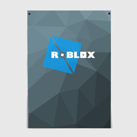 Постер с принтом Roblox Studio в Новосибирске, 100% бумага
 | бумага, плотность 150 мг. Матовая, но за счет высокого коэффициента гладкости имеет небольшой блеск и дает на свету блики, но в отличии от глянцевой бумаги не покрыта лаком | block | lego | logo | minecraft | online | oof | quest | roblocks | roblockx | roblox | studio | блок | блоки | голова | игра | игры | квест | лего | лицо | лого | логотип | майнкрафт | онлайн | роблокс | символ | студия