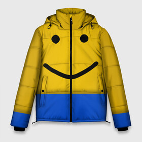 Мужская зимняя куртка 3D с принтом ROBLOX NOOB Face в Новосибирске, верх — 100% полиэстер; подкладка — 100% полиэстер; утеплитель — 100% полиэстер | длина ниже бедра, свободный силуэт Оверсайз. Есть воротник-стойка, отстегивающийся капюшон и ветрозащитная планка. 

Боковые карманы с листочкой на кнопках и внутренний карман на молнии. | Тематика изображения на принте: lego | logo | meme | memes | minecraft | oof | quest | roblocks | roblockx | roblox | studio | блок | блоки | голова | игра | игры | квест | лего | лицо | лого | логотип | майнкрафт | мем | мемы | онлайн | роблокс | студия