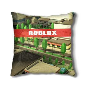 Подушка 3D с принтом ROBLOX City в Новосибирске, наволочка – 100% полиэстер, наполнитель – холлофайбер (легкий наполнитель, не вызывает аллергию). | состоит из подушки и наволочки. Наволочка на молнии, легко снимается для стирки | Тематика изображения на принте: lego | logo | meme | memes | minecraft | oof | quest | roblocks | roblockx | roblox | studio | блок | блоки | голова | игра | игры | квест | лего | лицо | лого | логотип | майнкрафт | мем | мемы | онлайн | роблокс | студия