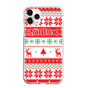 Чехол для iPhone 11 Pro матовый с принтом Новогодний Roblox в Новосибирске, Силикон |  | dynablocks | roblox | блоки | вселенная | герои | год | кубики | новый | роблокс | снег | снежинки | узор