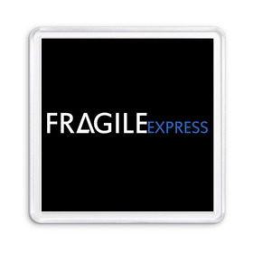 Магнит 55*55 с принтом FRAGILE EXPRESS в Новосибирске, Пластик | Размер: 65*65 мм; Размер печати: 55*55 мм | Тематика изображения на принте: kojima productions | кодзима | кодзима продакшн