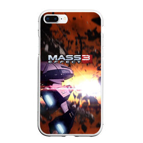 Чехол для iPhone 7Plus/8 Plus матовый с принтом MASS EFFECT в Новосибирске, Силикон | Область печати: задняя сторона чехла, без боковых панелей | amdromeda initiative | andromeda | game | gun | hemet | n7 | rifle | ryder | soldier | space | star | weapon