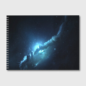 Альбом для рисования с принтом ATLANTIS NEBULA в Новосибирске, 100% бумага
 | матовая бумага, плотность 200 мг. | galaxy | nebula | space | star | абстракция | вселенная | галактика | звезда | звезды | космический | планеты