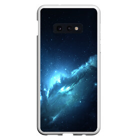 Чехол для Samsung S10E с принтом ATLANTIS NEBULA в Новосибирске, Силикон | Область печати: задняя сторона чехла, без боковых панелей | galaxy | nebula | space | star | абстракция | вселенная | галактика | звезда | звезды | космический | планеты