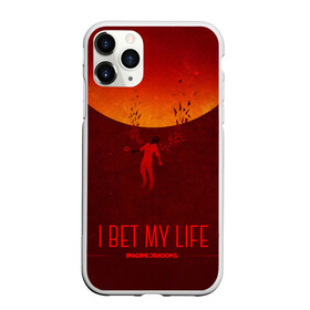 Чехол для iPhone 11 Pro Max матовый с принтом I Bet My Life в Новосибирске, Силикон |  | imagine dragons | imagine dragons origins | имэджн драгонз | рок