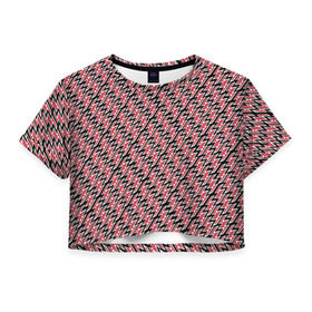 Женская футболка Cropp-top с принтом HENTAI HEAVEN в Новосибирске, 100% полиэстер | круглая горловина, длина футболки до линии талии, рукава с отворотами | ahegao | kawai | kowai | oppai | otaku | senpai | sugoi | waifu | yandere | ахегао | ковай | отаку | сенпай | яндере