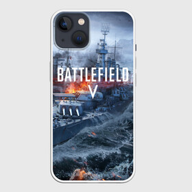 Чехол для iPhone 13 с принтом BATTLEFIELD 5 в Новосибирске,  |  | action | bttlefield | gamer | play | shooter | soldier | war | батлфилд | война | солдат | шутер