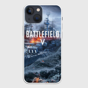 Чехол для iPhone 13 mini с принтом BATTLEFIELD 5 в Новосибирске,  |  | action | bttlefield | gamer | play | shooter | soldier | war | батлфилд | война | солдат | шутер