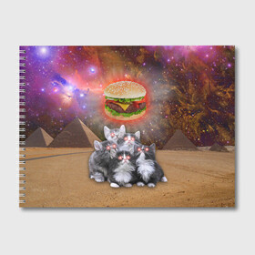 Альбом для рисования с принтом Египетские Коты в Новосибирске, 100% бумага
 | матовая бумага, плотность 200 мг. | cat | cosmos | egypt | fast | fastfood | food | meme | party | space | вечеринка | египет | еда | иллюминаты | космос | кошак | кошка | масоны | мем | песок | пирамиды | пицца | пустыня | фастфуд