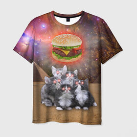 Мужская футболка 3D с принтом Египетские Коты в Новосибирске, 100% полиэфир | прямой крой, круглый вырез горловины, длина до линии бедер | cat | cosmos | egypt | fast | fastfood | food | meme | party | space | вечеринка | египет | еда | иллюминаты | космос | кошак | кошка | масоны | мем | песок | пирамиды | пицца | пустыня | фастфуд