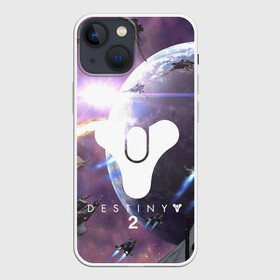 Чехол для iPhone 13 mini с принтом DESTINY 2 в Новосибирске,  |  | action | destiny | destiny 2 | fantasy | game | hunter | online | titan | traveller | warlock | игры | космос | шутер