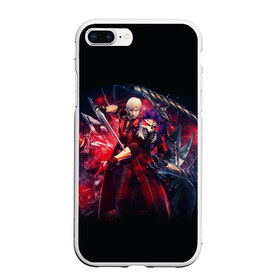 Чехол для iPhone 7Plus/8 Plus матовый с принтом Devil May Cry в Новосибирске, Силикон | Область печати: задняя сторона чехла, без боковых панелей | devilmaycry | dmc