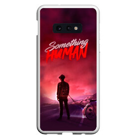 Чехол для Samsung S10E с принтом Something human в Новосибирске, Силикон | Область печати: задняя сторона чехла, без боковых панелей | matthew bellamy | muse | simulation theory | мьюз | мэт бэллами | мэтью беллами