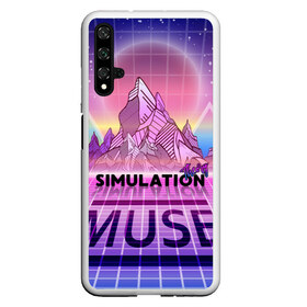 Чехол для Honor 20 с принтом Simulation Theory Muse в Новосибирске, Силикон | Область печати: задняя сторона чехла, без боковых панелей | matthew bellamy | muse | simulation theory | мьюз | мэт бэллами | мэтью беллами