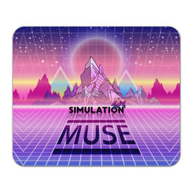 Коврик для мышки прямоугольный с принтом Simulation Theory. Muse в Новосибирске, натуральный каучук | размер 230 х 185 мм; запечатка лицевой стороны | matthew bellamy | muse | simulation theory | мьюз | мэт бэллами | мэтью беллами