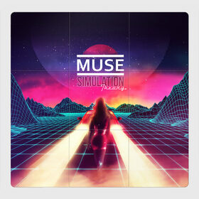 Магнитный плакат 3Х3 с принтом Muse / Simulation Theory в Новосибирске, Полимерный материал с магнитным слоем | 9 деталей размером 9*9 см | matthew bellamy | muse | simulation theory | мьюз | мэт бэллами | мэтью беллами