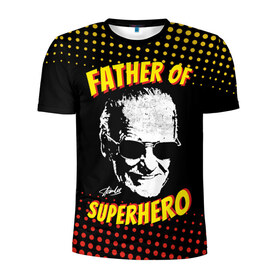 Мужская футболка 3D спортивная с принтом Stan Lee: Father of Superhero в Новосибирске, 100% полиэстер с улучшенными характеристиками | приталенный силуэт, круглая горловина, широкие плечи, сужается к линии бедра | avengers | father | hero | hulk | iron | lee | man | stan | stan lee | stanlee | superhero | thor | анти | герой | железный | комиксы | лии | мстители | отец | стен | стенли | стэн ли | супер | супергероев | тор | халк | человек